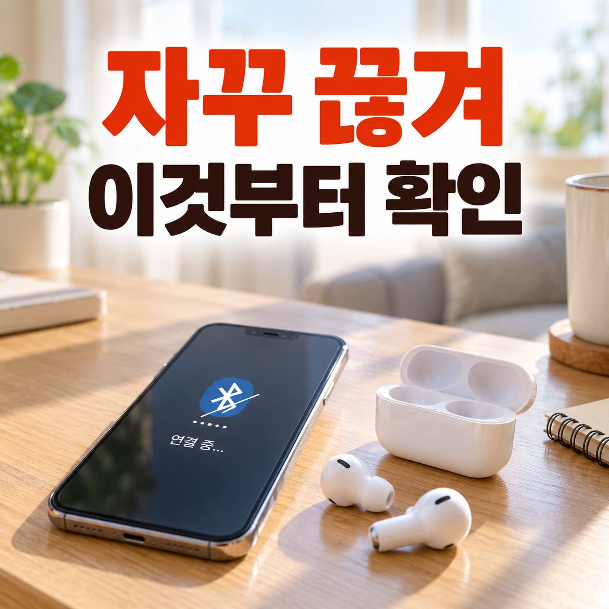 블루투스 연결 자꾸 끊김 대표 이미지