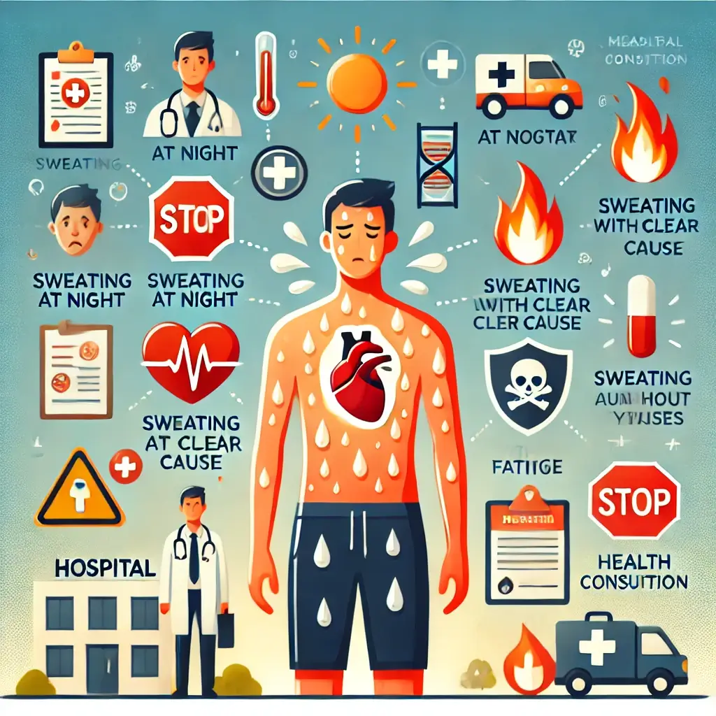 땀이 많이 날 때 언제 병원을 갈 까?
