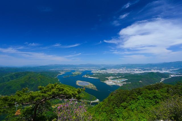 춘천 의암호 전경