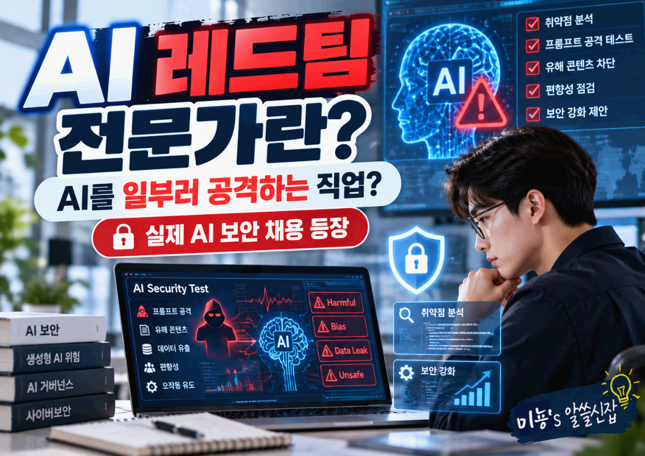AI 레드팀 전문가란?｜AI를 일부러 공격하는 직업