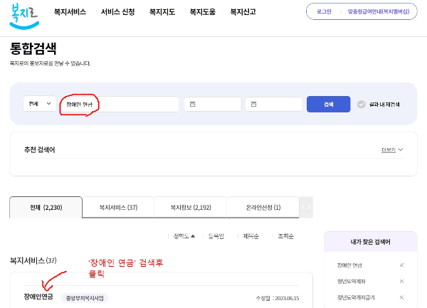 장애인 연금