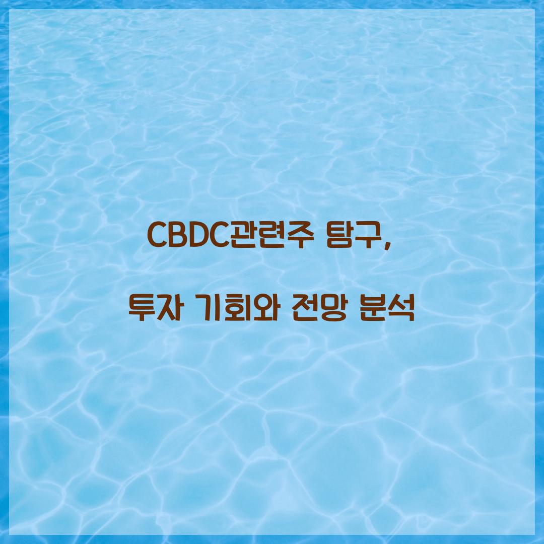 CBDC관련주