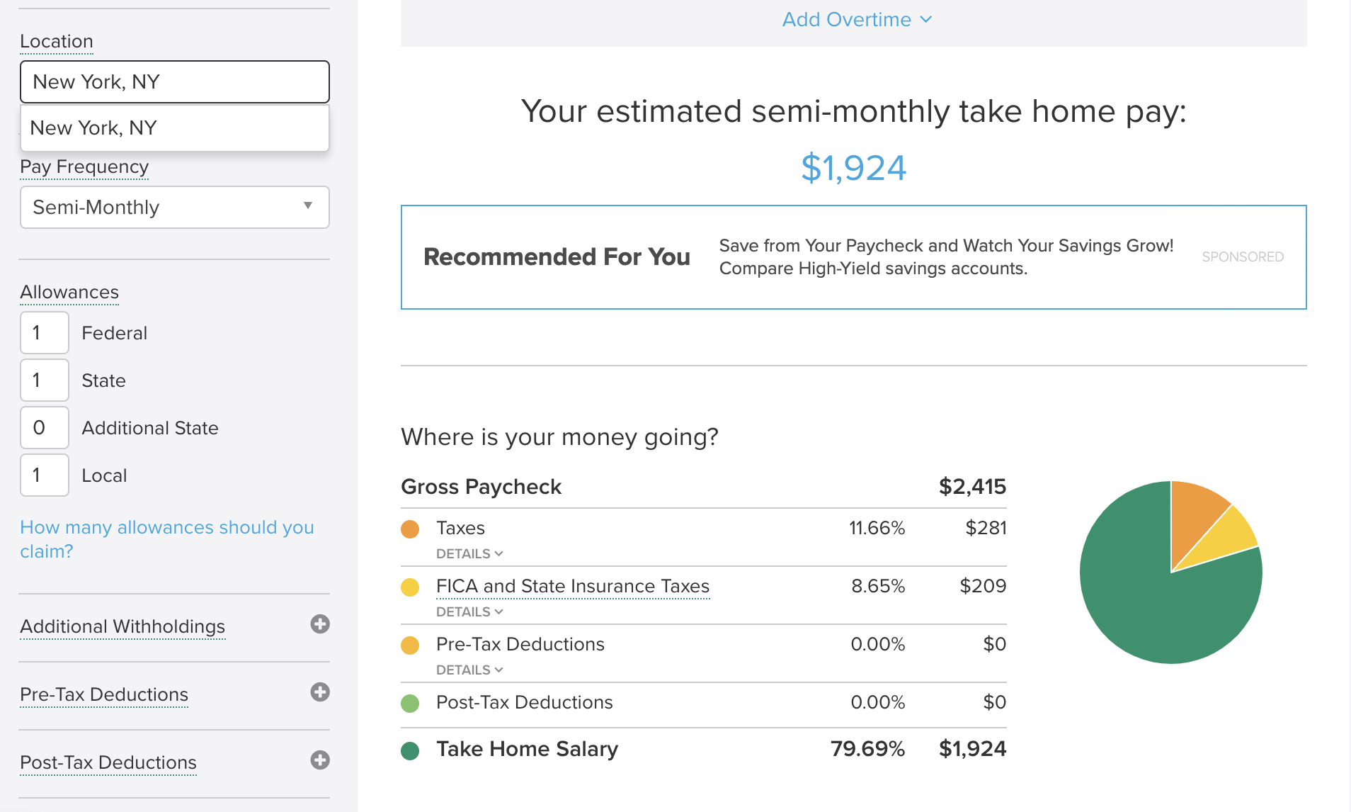 미국 세후 계산기