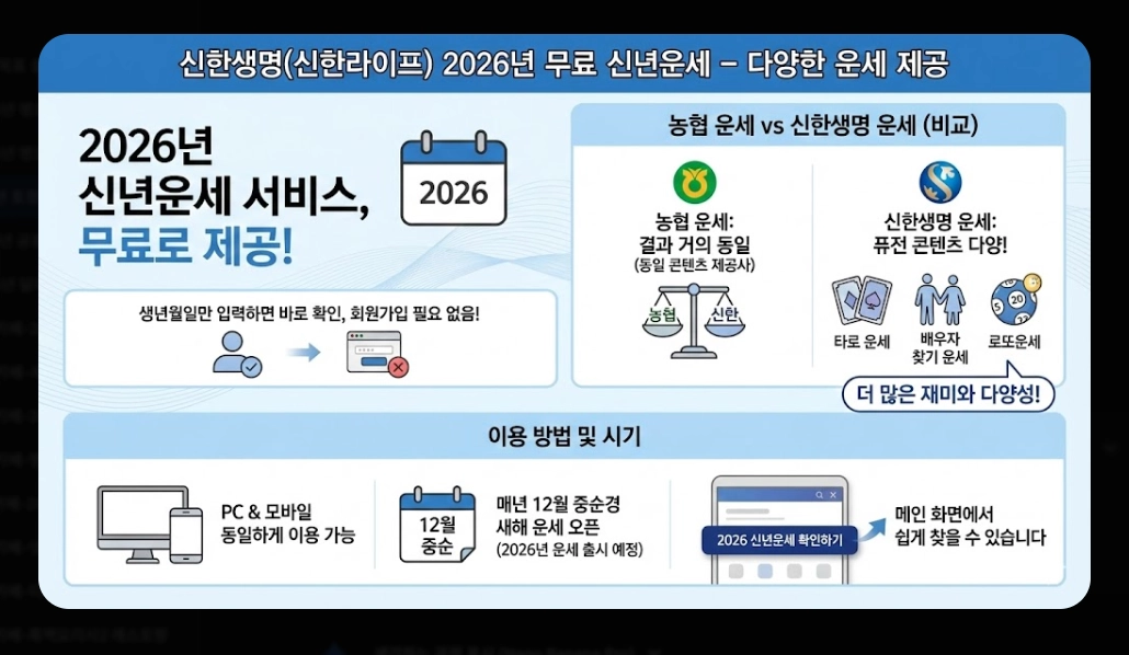 병오년 토정비결 무료 운세 보는곳 BEST 8