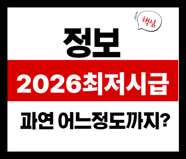 2026 최저임금 11,500원? 자영업자와 알바생의 상반된 반응