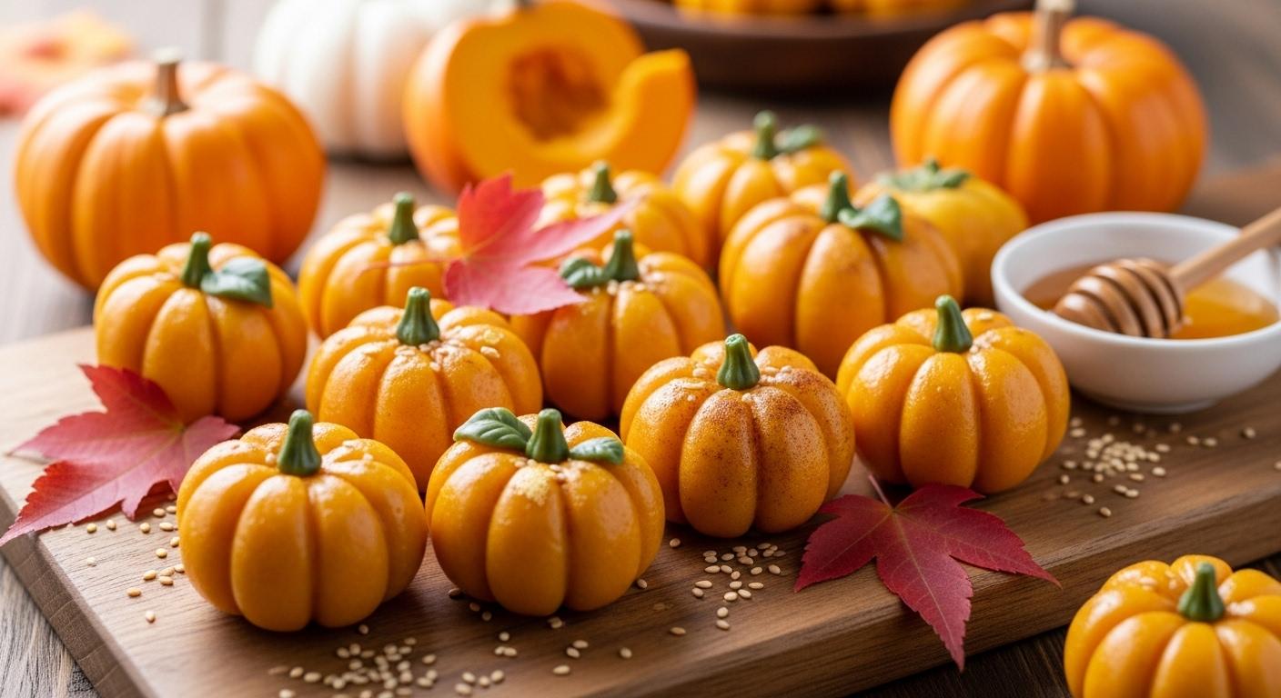 모양이 예뻐 더 맛있는 밤송편호박송편