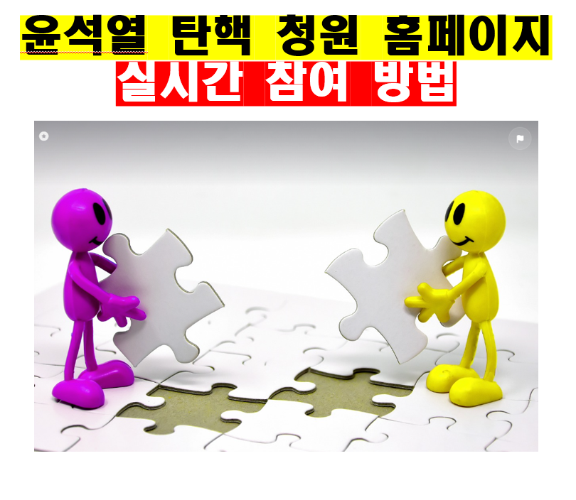 탄핵 청원 홈페이지 바로가기