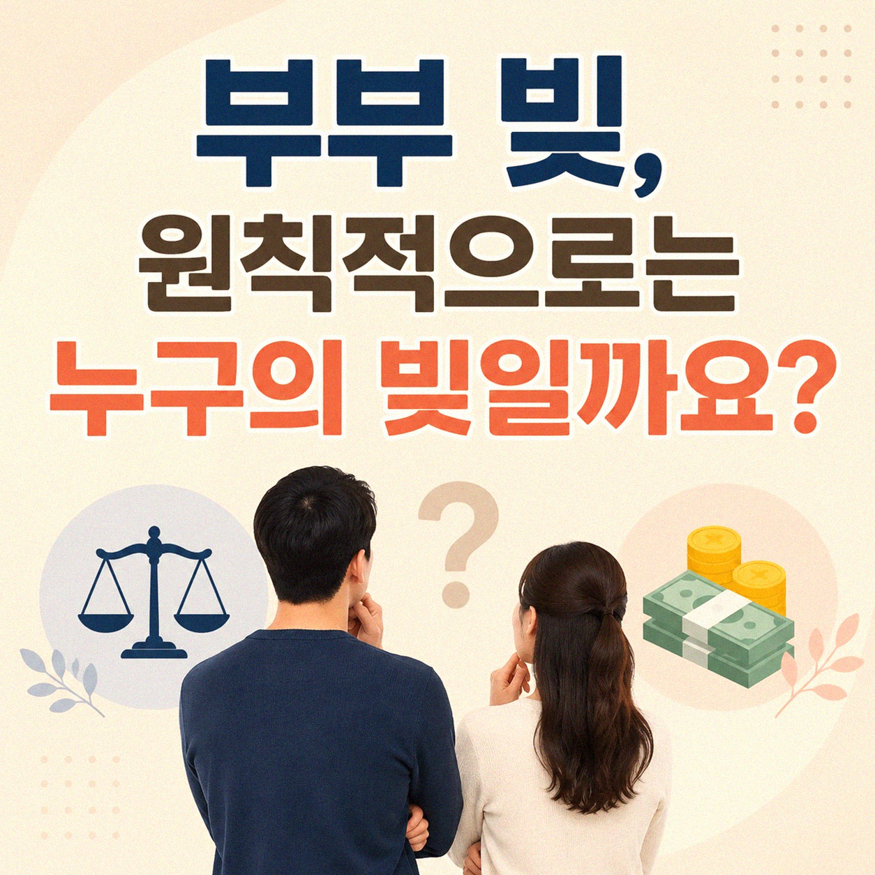 부부 빚, 내 빚과 남편 빚 정말 따로일까요?