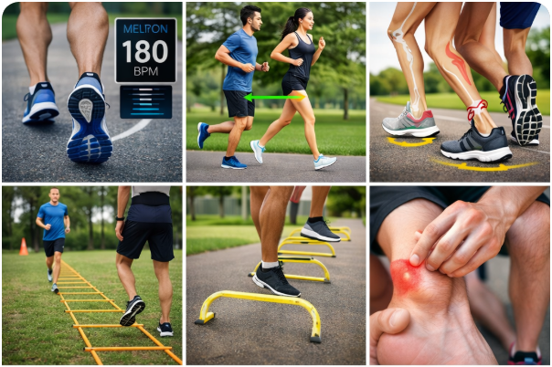 달리기 케이던스 높이기 (부상 방지, 훈련법, 주의사항)