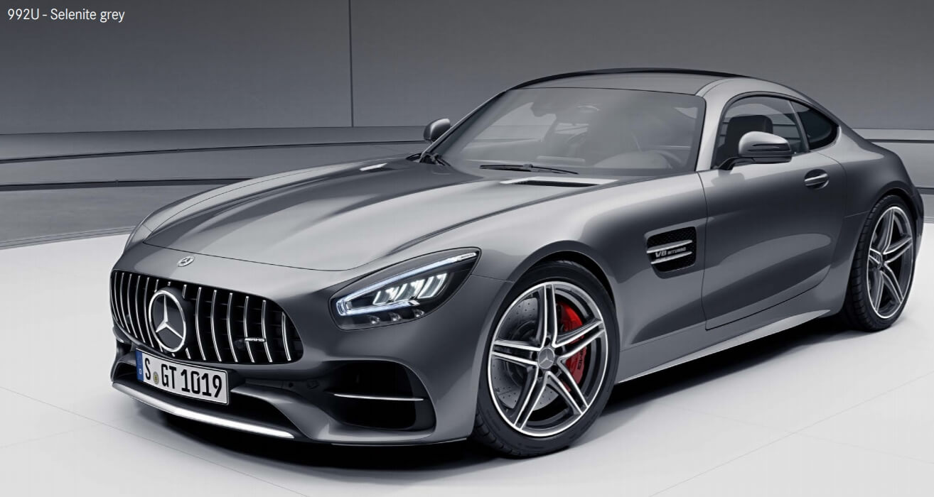 AMG GT Coupe 색상코드 - Selenite grey(색상 코드 : 992)