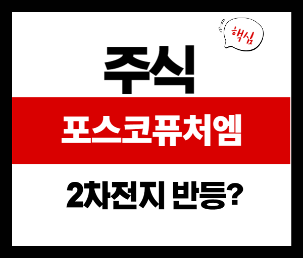 [기업분석]포스코퓨처엠 기업분석 및 투자 포인트 분석