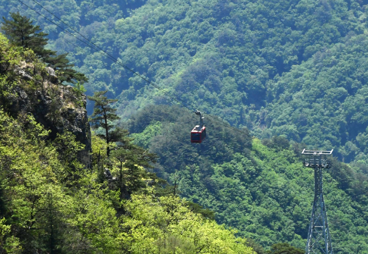 백암산 케이블카