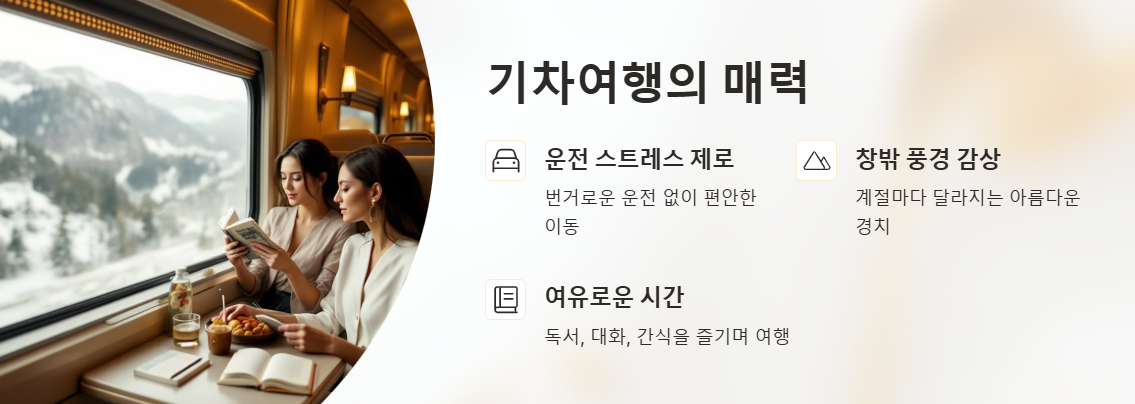 기차여행 1박2일 여행상품 추천 여유 있게 떠나는 국내 소도시 여행