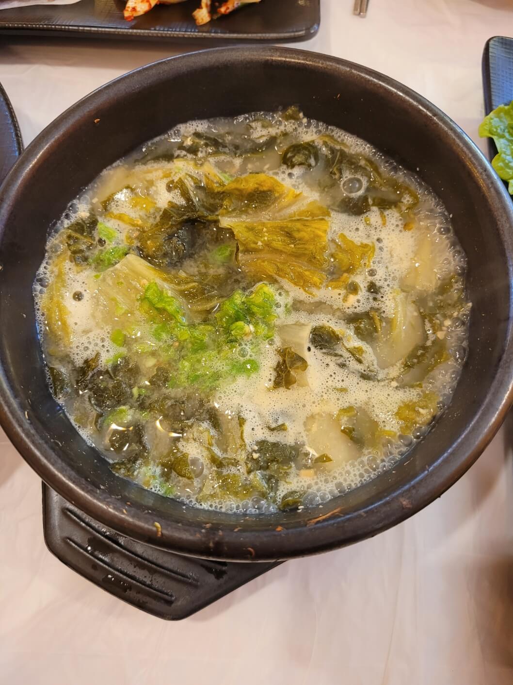 시레기국