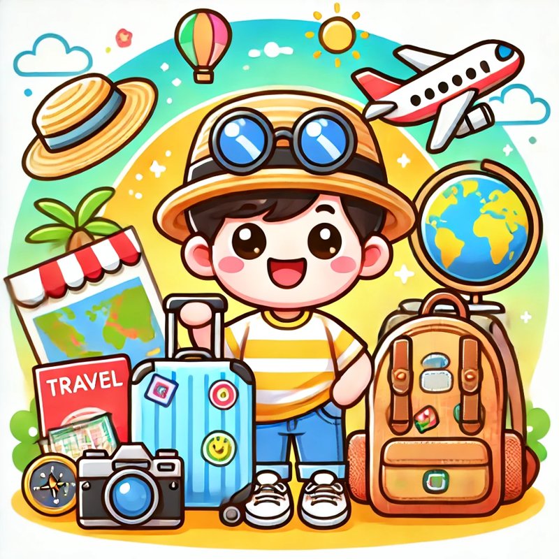 person going on a trip, 여행 떠나는 사람