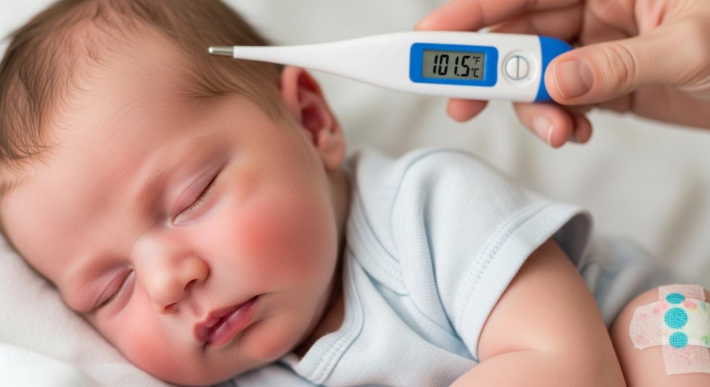 신생아 2차 접종 후 열