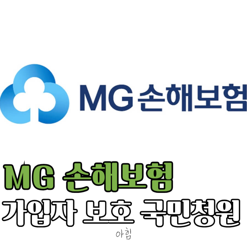MG손해보험 파산 매각 2차 국민청원