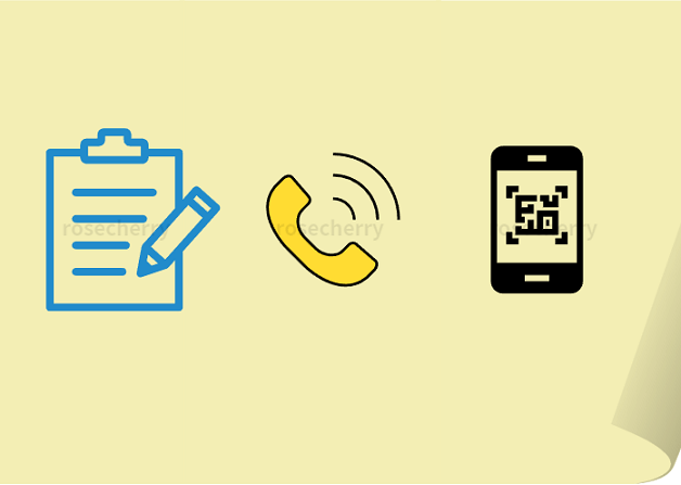 안심콜서비스-출입명부-수기-전화-큐알코드