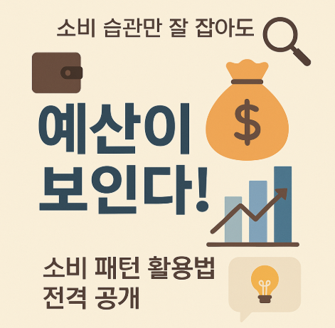 '예산이 보인다, 소비 패턴이 답이다'