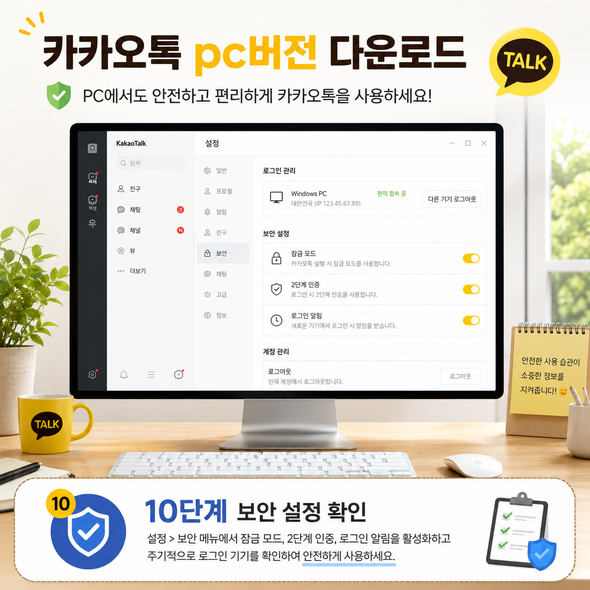 카카오톡 pc버전 다운로드