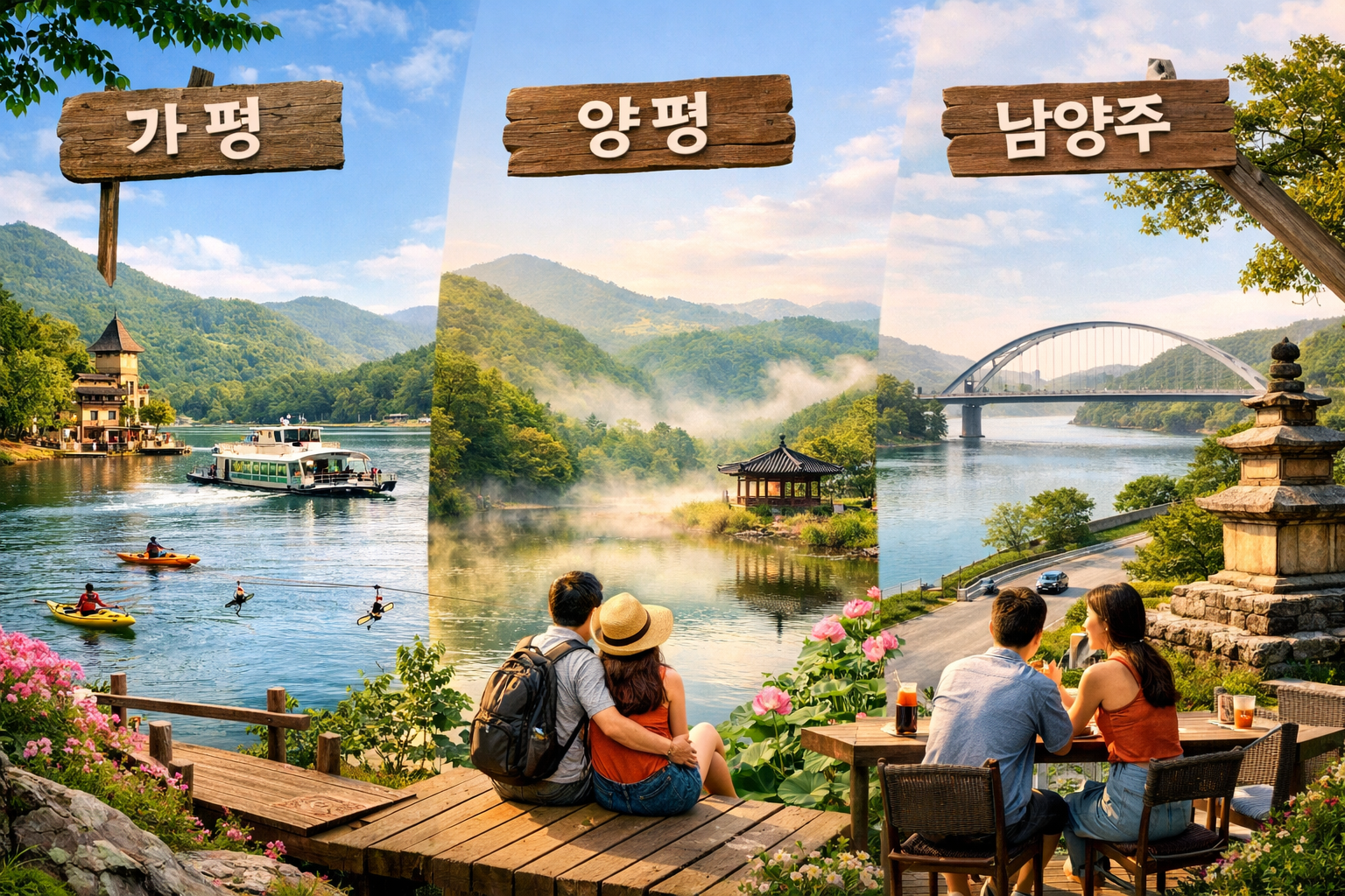 서울 근교 여행을 가자 - 가평, 양평, 남양주