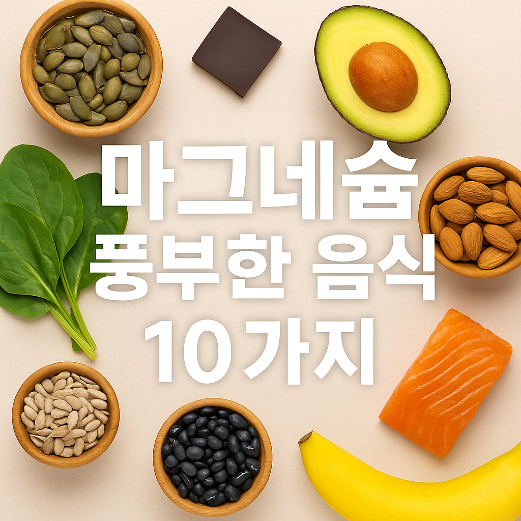마그네슘 풍부한 음식