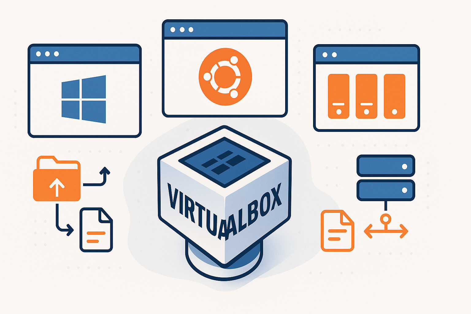 VirtualBox installation guide headless frontend setup shared folder configuration 2025