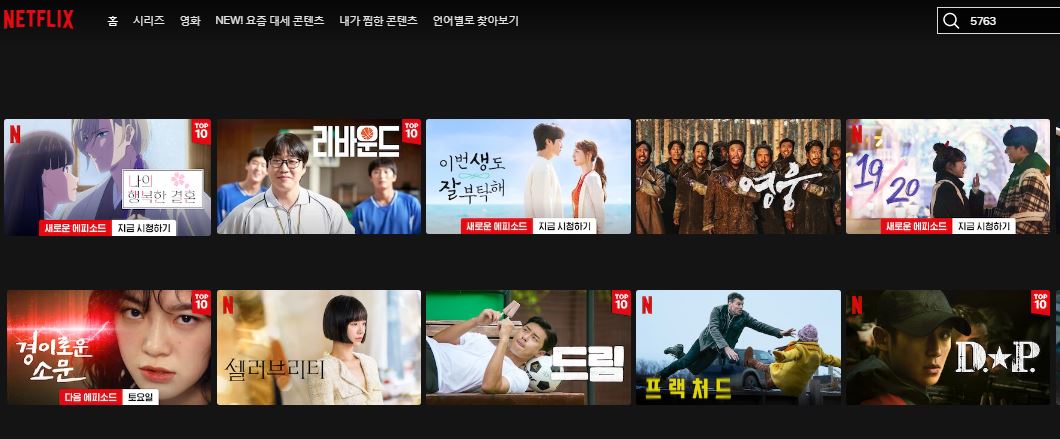 넷플릭스드라마