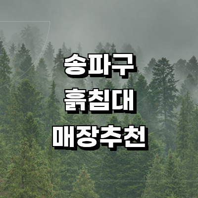 서울 송파구 흙침대