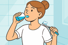 양치 직후 구강청결제