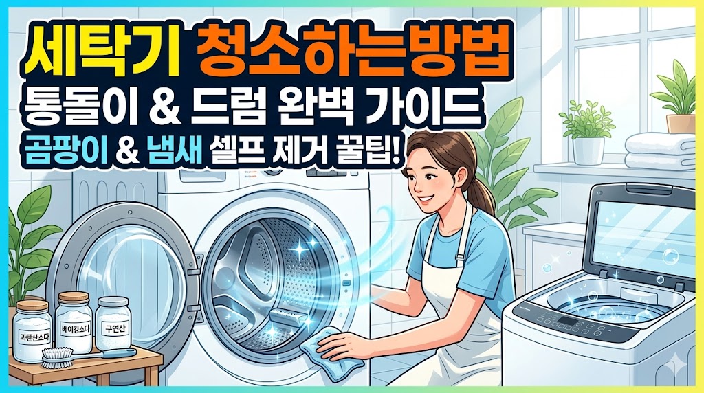 세탁기 청소하는방법