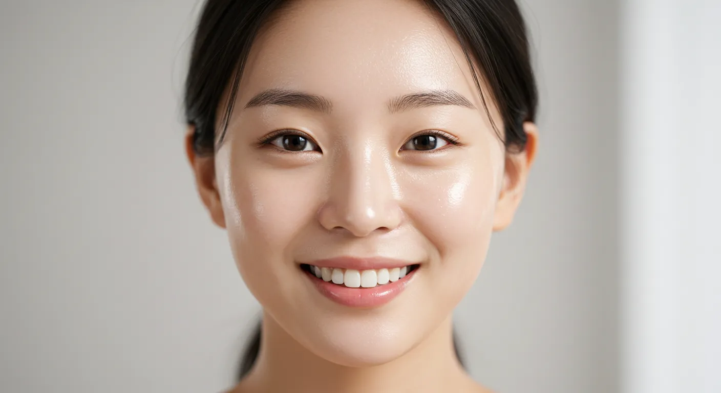 마이크로 니들을 사용해 피부관리후 좋아진 모습의 이미지