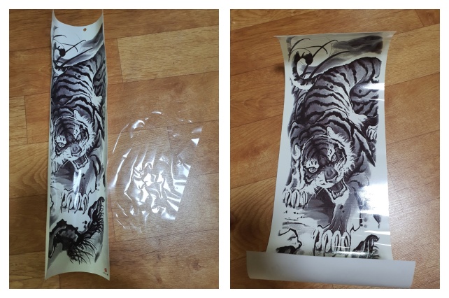 잘 떨어질 수 있게 돌돌 말아주세요.