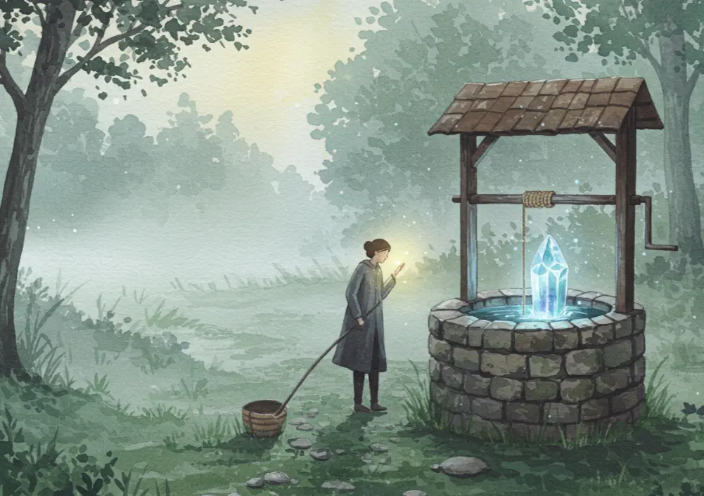 우물에서 맑은 물을 길어 올리는 꿈