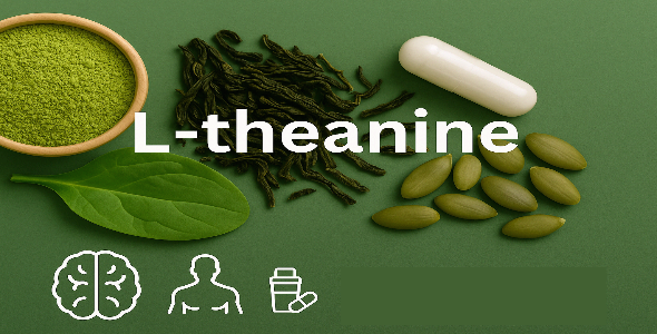 L-테아닌 (L-Theanine) – 스트레스를 낮추고 집중을 높이는 아미노산