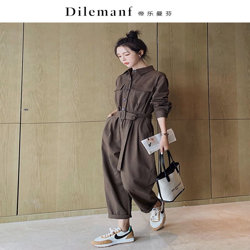 버튼 여성 데님 점프슈트 사파리 세미핏 슬림핏 리본 시밀러룩 집업 프릴 청청 패치