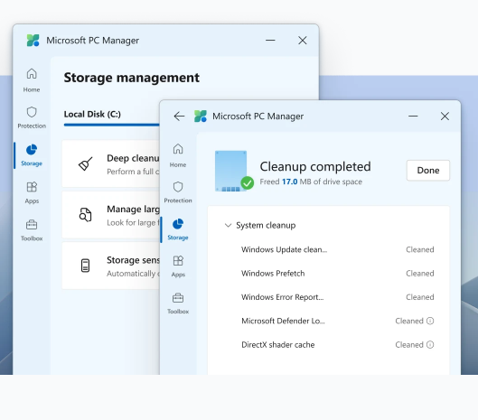 Storage Manager 기능