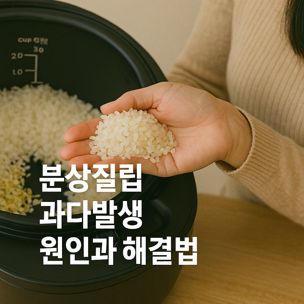 분상질립 과다발생 원인과 해결법