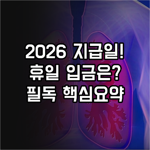 2026년 국민연금 지급일 확인 및 ..