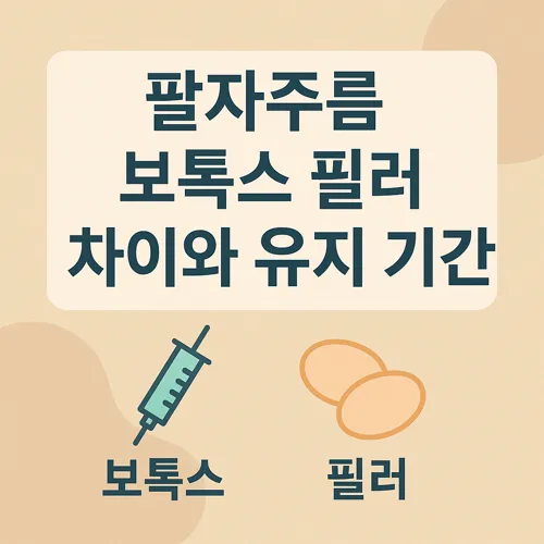 팔자주름 보톡스 필러 차이와 유지 기간 썸네일