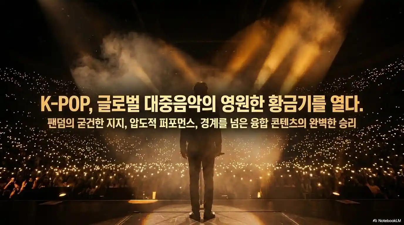 K-팝 2026 글로벌 대중음악 황금기 선언 - 팬덤 지지와 압도적 퍼포먼스 경계 넘은 융합 콘텐츠 승리 무대