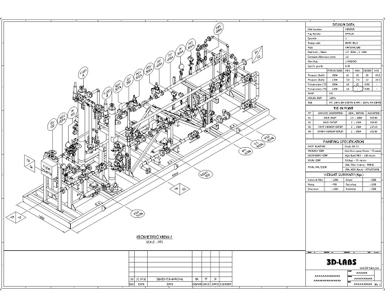 ③ GA &ndash; 평면&middot;측면에서 본 설비 배치