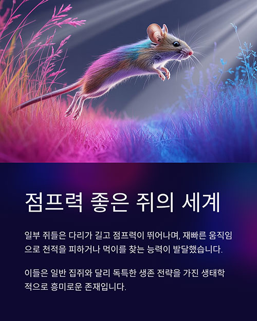 점프력 좋은 쥐의 세계