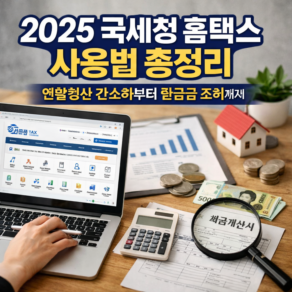 2025 국세청 홈택스 사용법 총정리 연말정산 간소화부터 환급금 조회까지