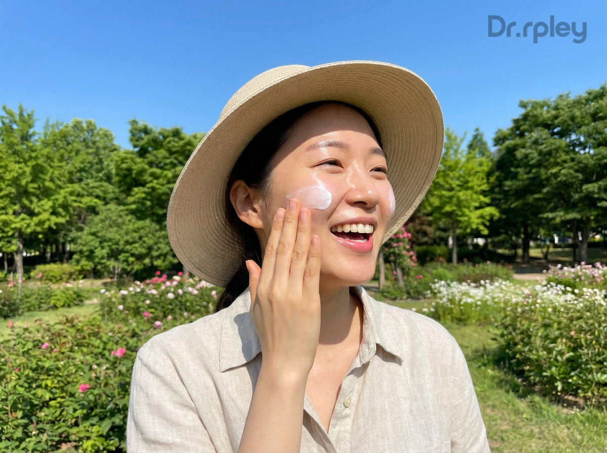 선크림 모공 관리 자외선 차단 매일 사용 중요성