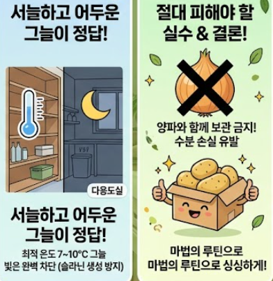 감자 보관법