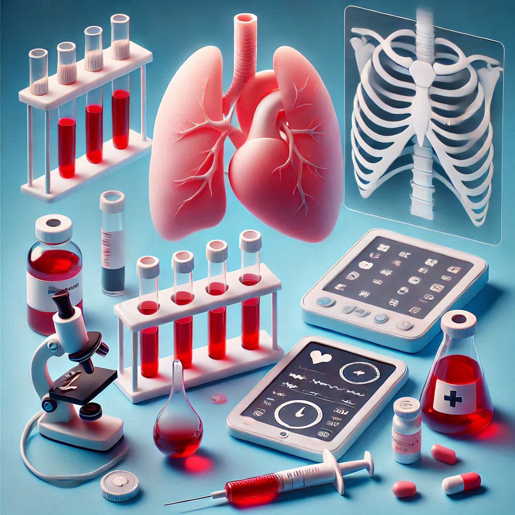 간단한 혈액검사와 흉부 X-ray