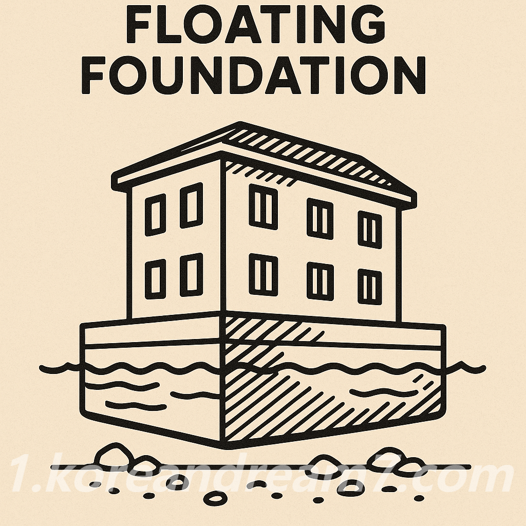부력기초 (Floating Foundation) 종류 및 장단점