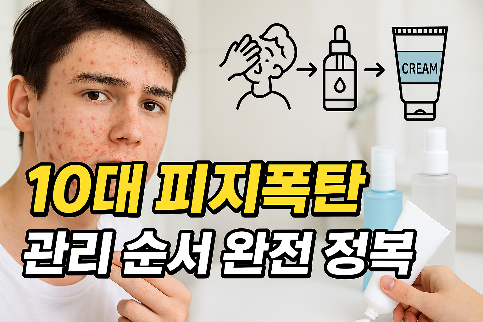 10대 피지폭탄 관리 순서 완전 정복