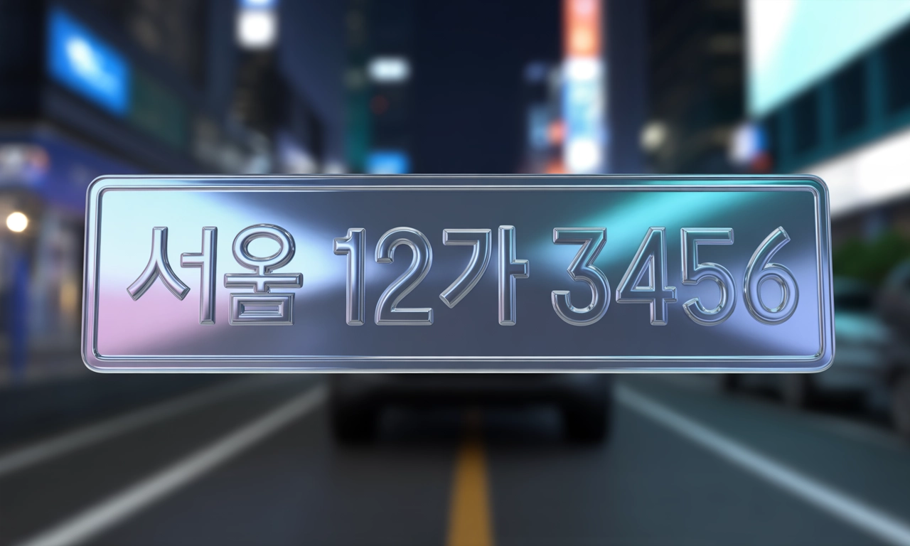 법인차번호판